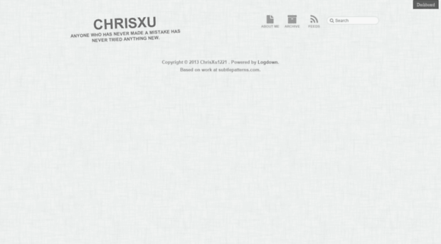 chrisxu.logdown.com