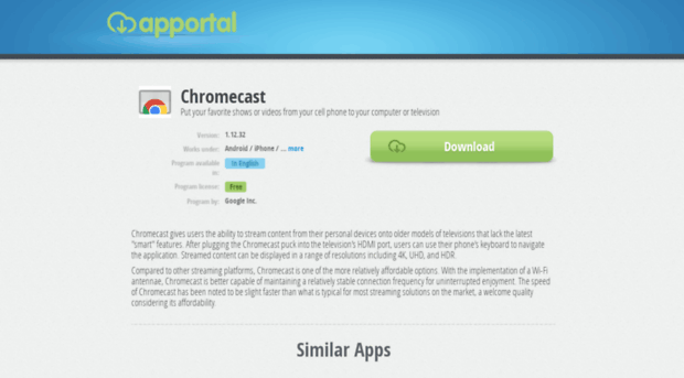 chromecast.apportal.co