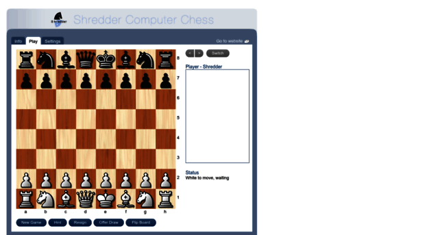 chrome shredder chess
