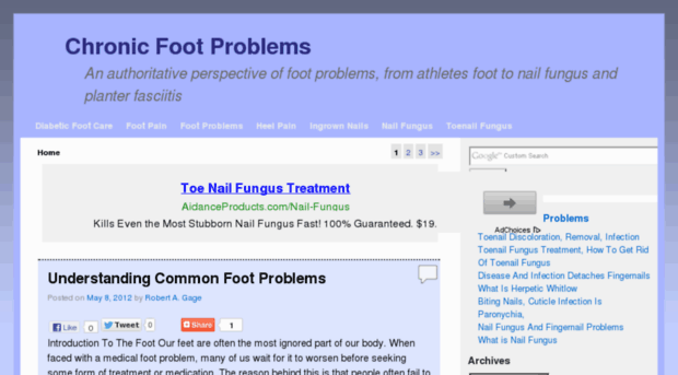 chronicfootproblems.com