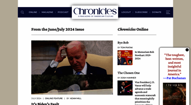chroniclesmagazine.org