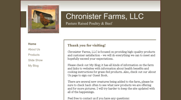 chronisterfarmsllc.com