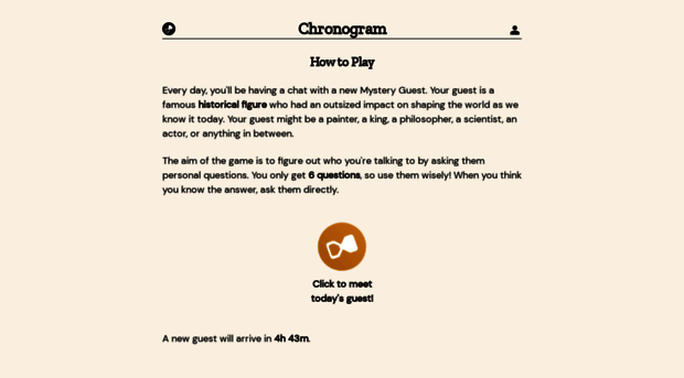 chronogram.chat