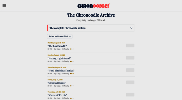 chronoodle.com