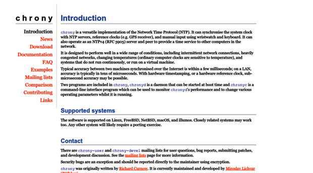 chrony-project.org
