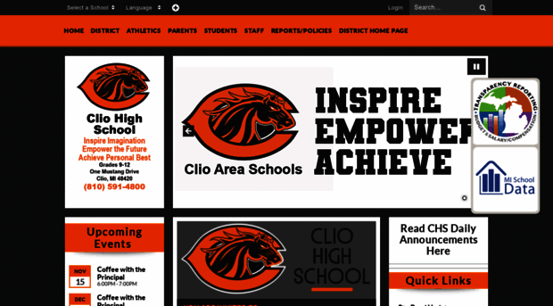 chs.clioschools.org