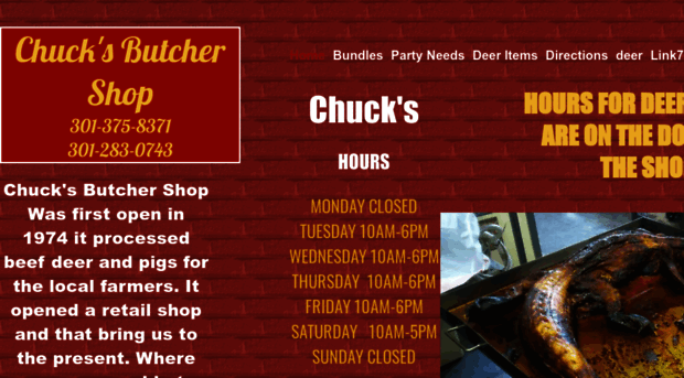 chucksbutchershop.com