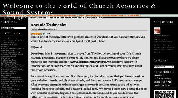 churchacousticsandsoundsystems.com