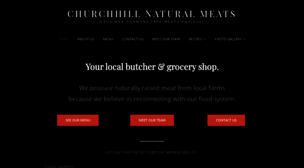 churchhillnaturalmeats.com