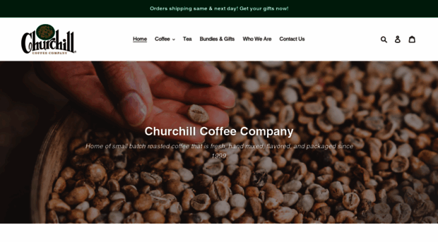 churchillcoffee.com