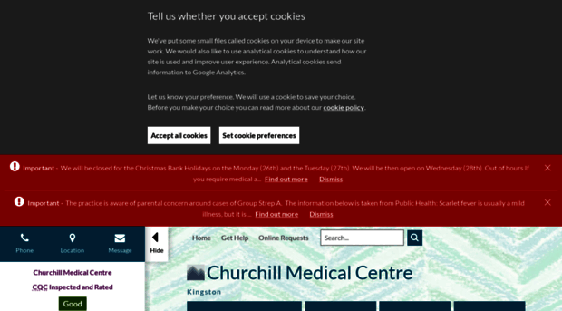 churchillmedicalcentre.com