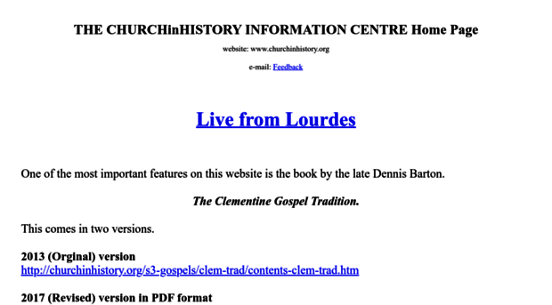 churchinhistory.org