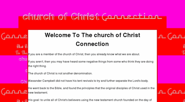 churchofchristconnection.com