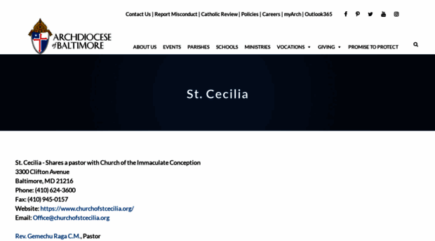 churchofstcecilia.org