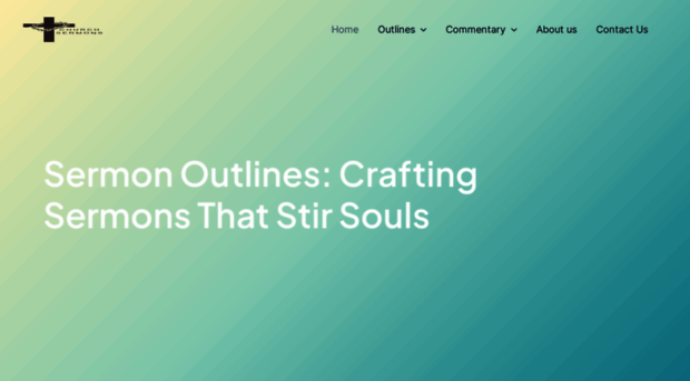 churchsermonoutlines.com
