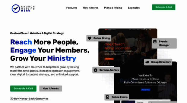 churchwebsitehero.com