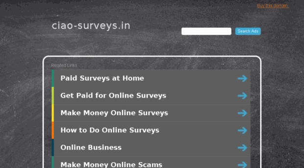 ciao-surveys.in