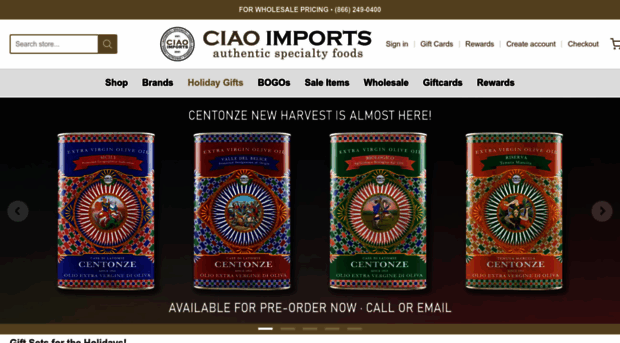 ciaoimports.com