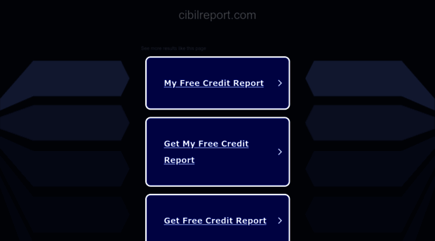 cibilreport.com