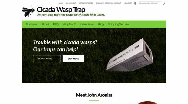 cicadawasptrap.com