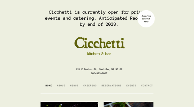 cicchettiseattle.com