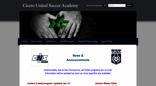 cicerounitedsocceracademy.org