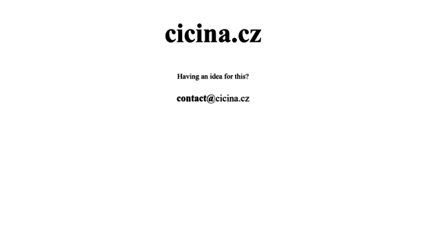 cicina.cz