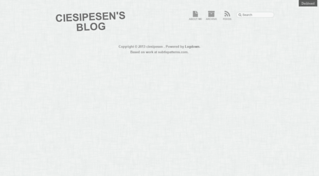 ciesipesen-blog.logdown.com
