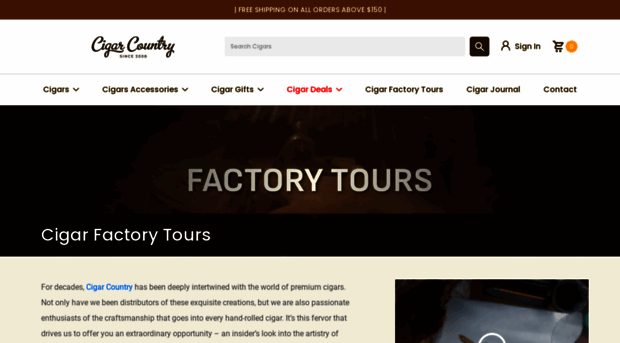 cigarcountrytours.com