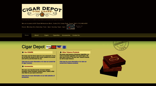 cigardepotrailyard.com