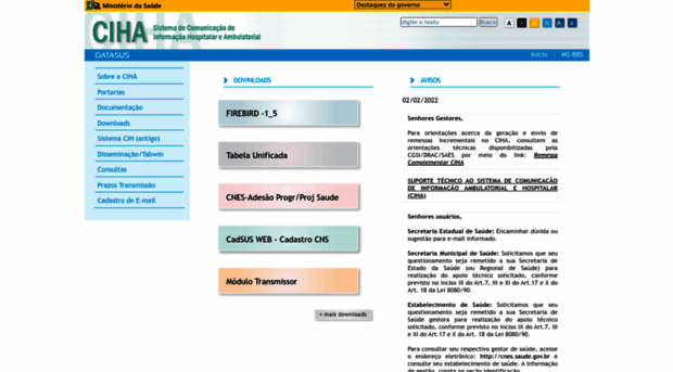 ciha.datasus.gov.br