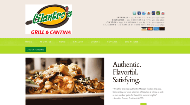 cilantrosgrill.net