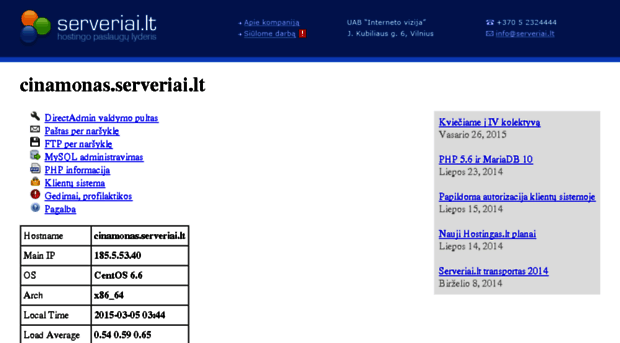 cinamonas.serveriai.lt