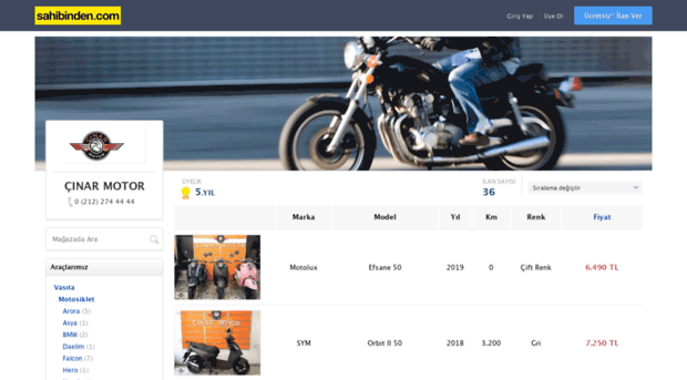cinarmotorsiklet.sahibinden.com
