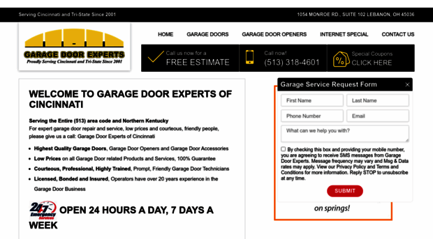 cincinnatigaragedoors.com