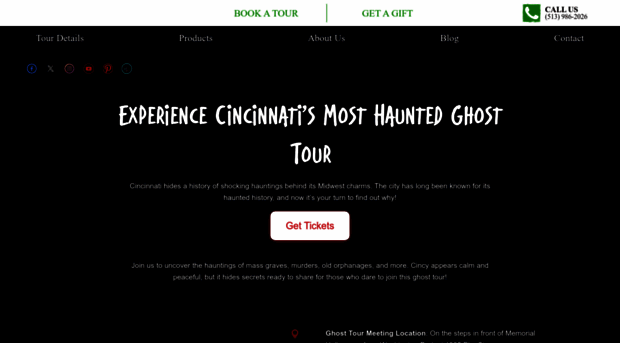 cincinnatighosttour.com