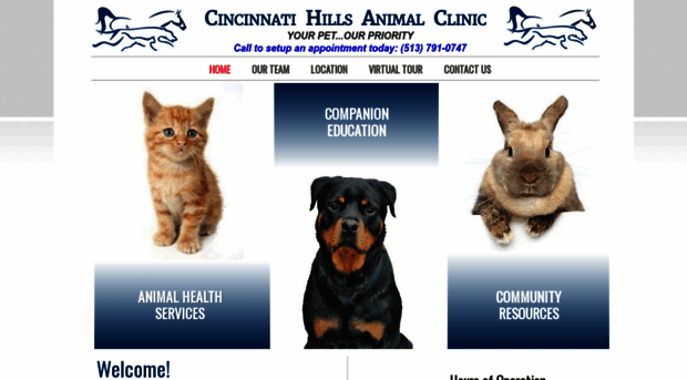 cincinnatihillsanimalclinic.com