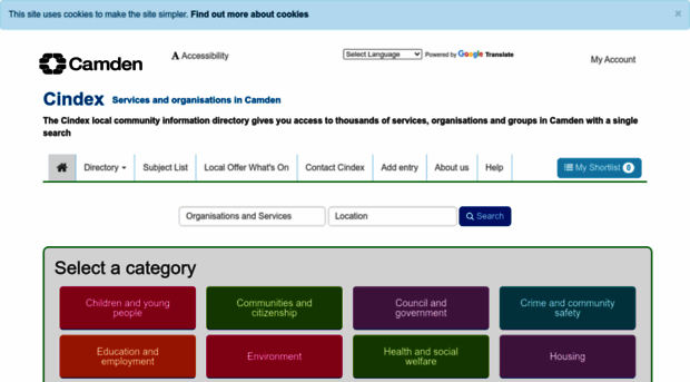 cindex.camden.gov.uk
