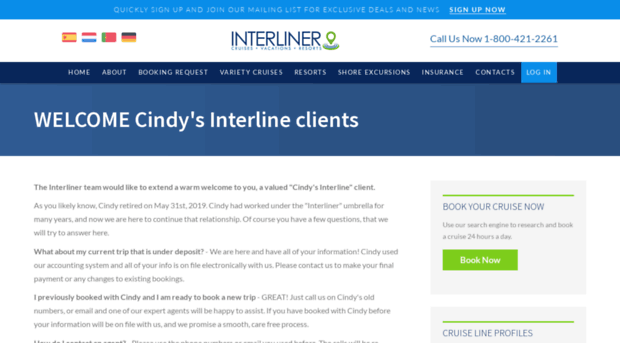 cindy's interline cruises
