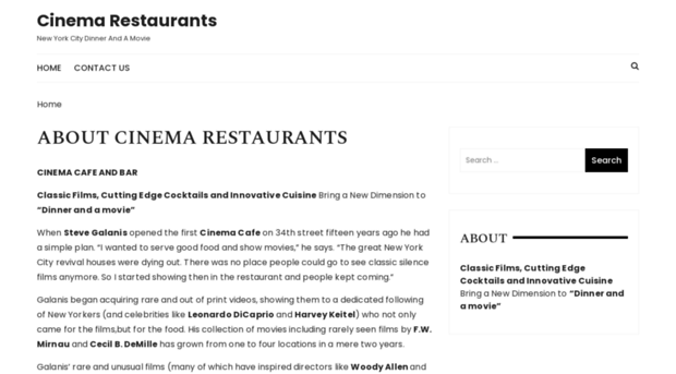 cinemarestaurants.com