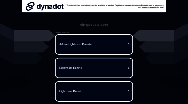 cinepresets.com