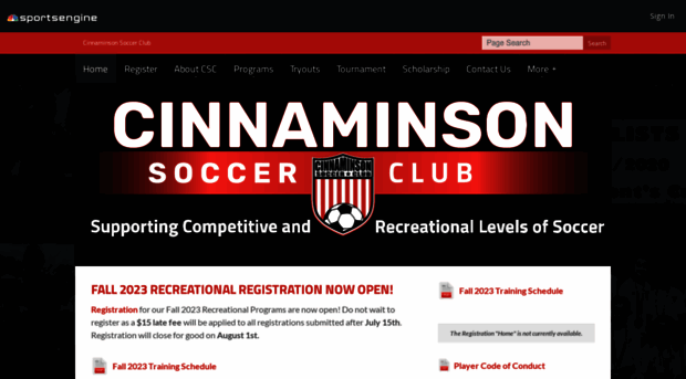 cinnaminsonsoccer.com