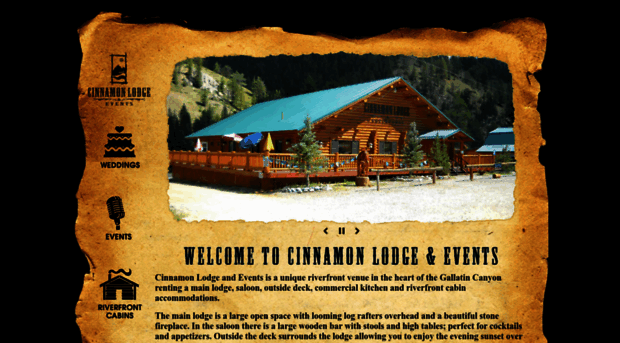 cinnamonlodgeandevents.com