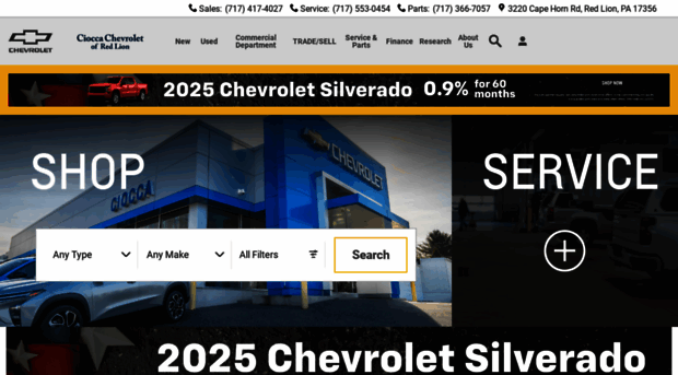 cioccachevroletofredlion.com