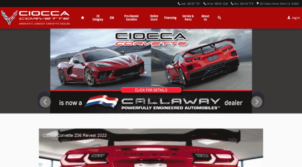 cioccacorvette.com