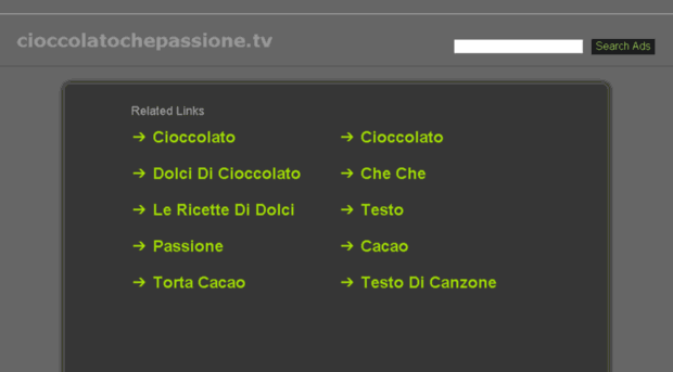 cioccolatochepassione.tv