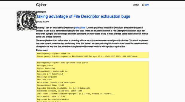 cipher.org.uk