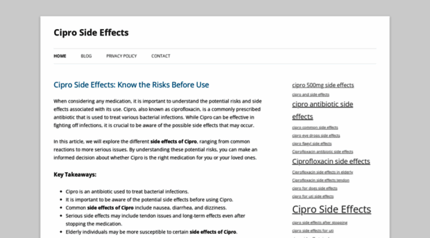 cipro-side-effects.com