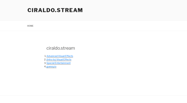 ciraldo.stream