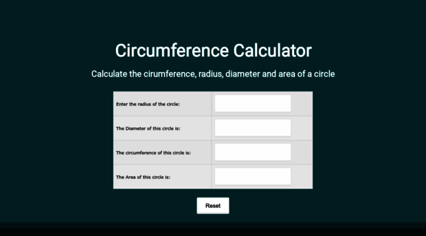 circumference-calculator.com